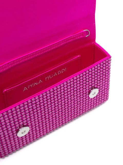 Amina Muaddi mini Paloma clutch bag - Pink