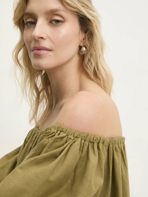 Answear.LAB sukienka z lnem - zdjęcie produktu nr 2