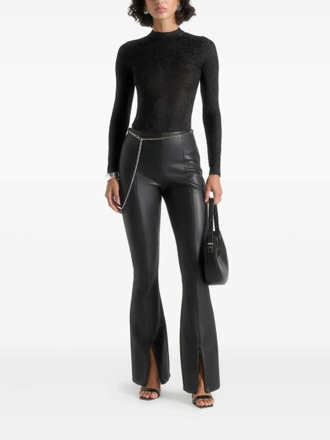 Manière De Voir Ninon split-leg flared trousers - Black - zdjęcie produktu nr 2