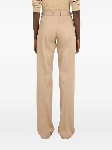 Ferragamo straight-leg cotton trousers - Neutrals