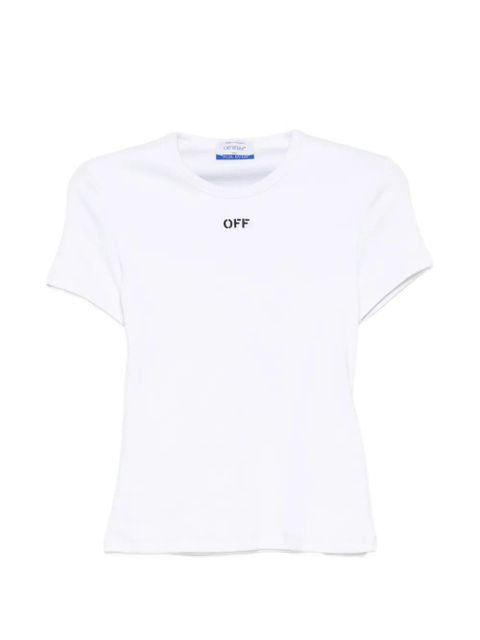 Off-White off stamp ribbed T-shirt - zdjęcie produktu nr 1