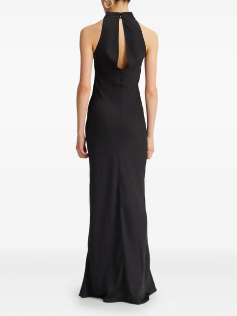 ROTATE BIRGER CHRISTENSEN halter-neck maxi dress - Black