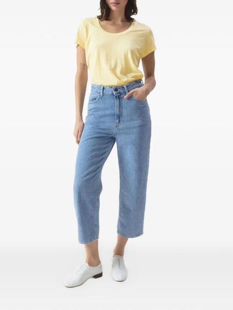 American Vintage Jacksonville scoop-neck T-shirt - Yellow - zdjęcie produktu nr 2