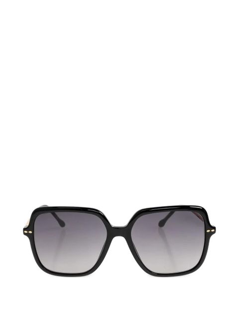 Isabel Marant Eyewear geometric-frame sunglasses - Black - zdjęcie produktu nr 1