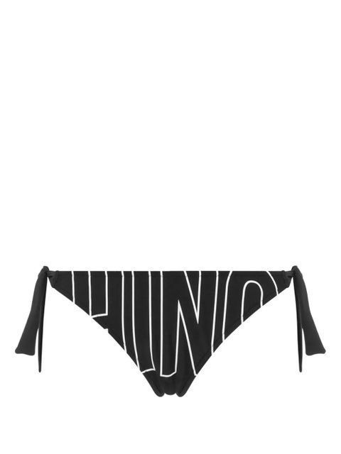 Moschino logo-print bikini bottom - Black - zdjęcie produktu nr 1