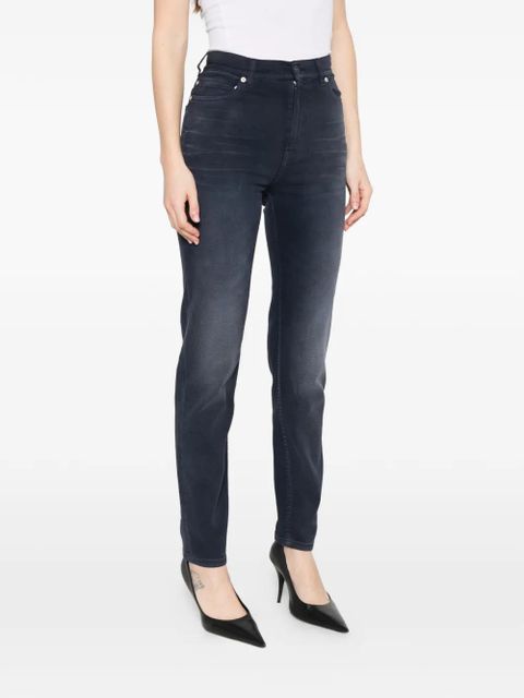 Balenciaga front pockets denim jeans - Blue