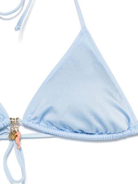 MC2 Saint Barth Leah charm-embellished bikini - Blue