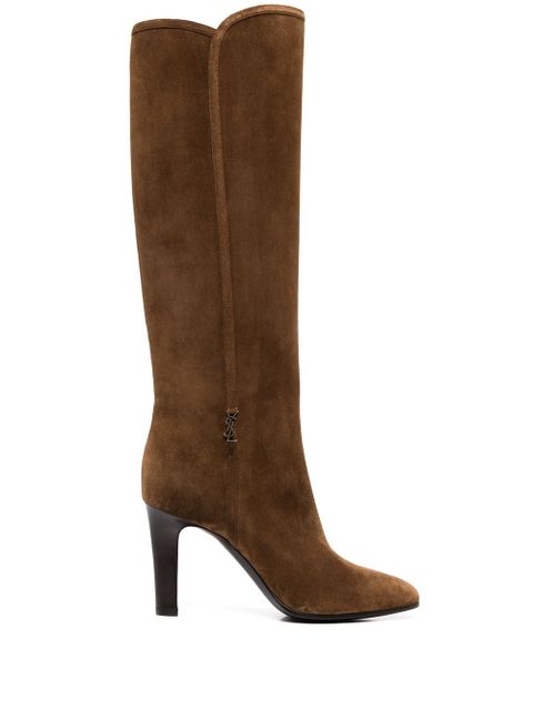 Saint Laurent Lady tall boots - Brown - zdjęcie produktu nr 1