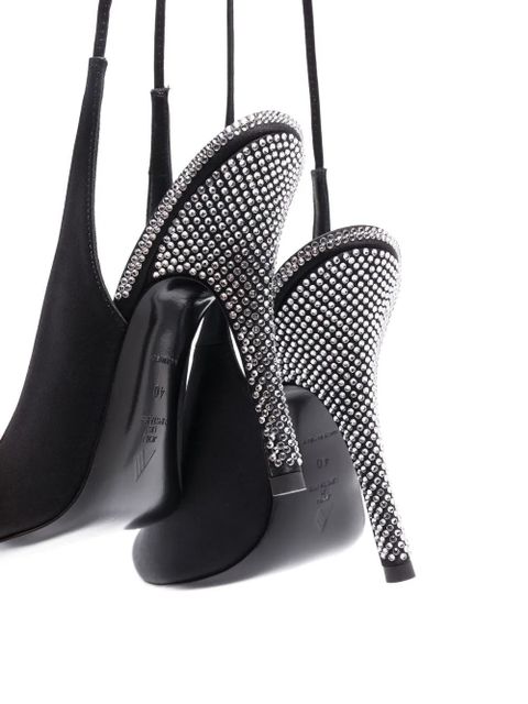 The Attico 105mm Venus embellished pumps - Black - zdjęcie produktu nr 2