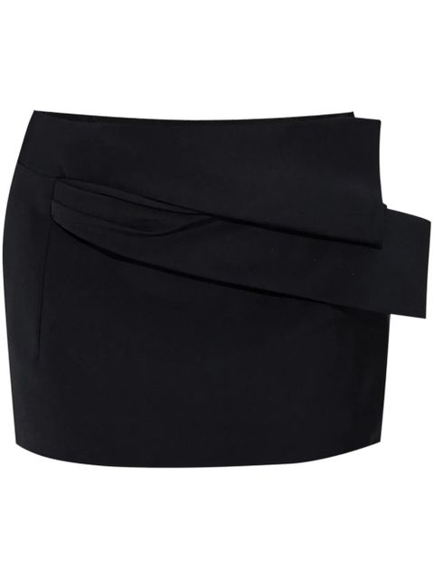 Givenchy draped mini skirt - Black - zdjęcie produktu nr 1