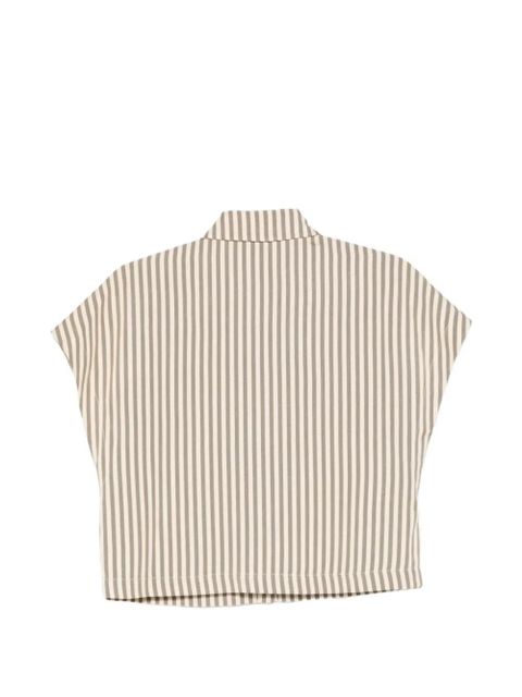 Alysi striped buttoned shirt - Neutrals - zdjęcie produktu nr 2