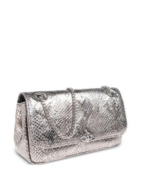 Vivienne Westwood Orb-plaque cross body bag - Silver