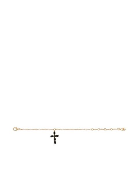 Dolce & Gabbana crucifix-pendant bracelet - Gold - zdjęcie produktu nr 2