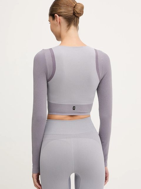 On longsleeve do jogi Studio kolor fioletowy 1WF10263857