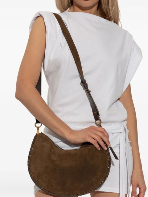 ISABEL MARANT Oskan Soft zip shoulder bag - Brown - zdjęcie produktu nr 1