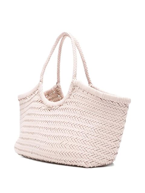 DRAGON DIFFUSION Nantucket big woven basket tote bag - Neutrals