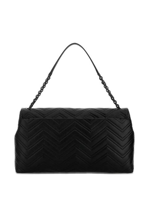 Gucci gg chevron leather shoulder bag - Black - zdjęcie produktu nr 2