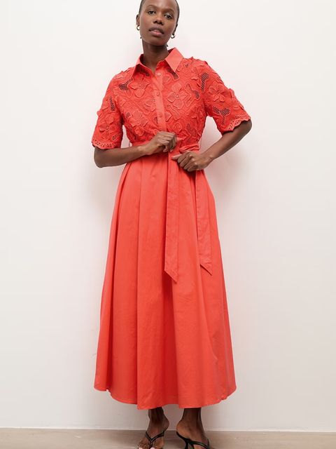 Answear.LAB sukienka rozkloszowana bawełniana - zdjęcie produktu nr 1