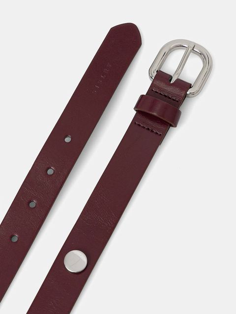 Sisley pasek damski kolor bordowy 6QBXWL037 - zdjęcie produktu nr 2