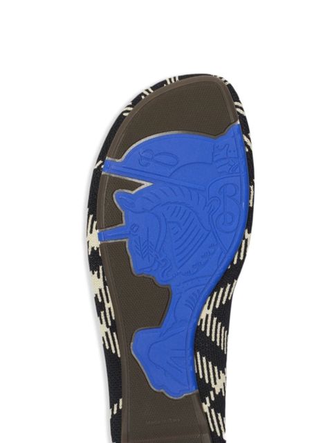 Burberry Check Knit Baby ballerinas - Black - zdjęcie produktu nr 2