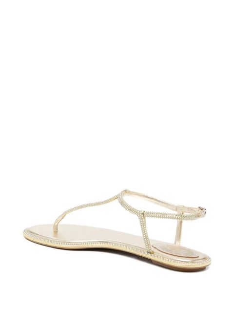 René Caovilla Diana flat sandals - Yellow - zdjęcie produktu nr 2