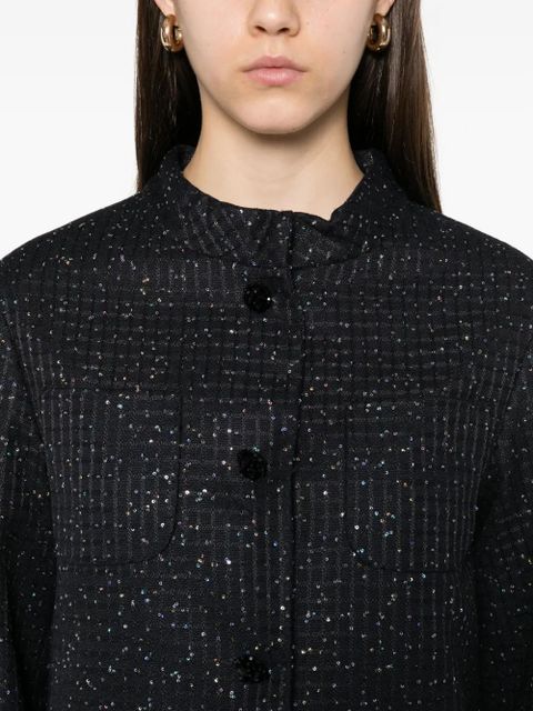 Max Mara sequin-embellished jacket - Blue