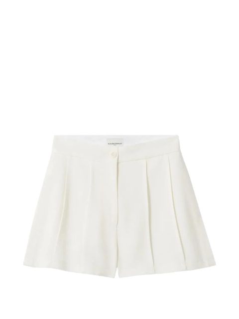 Claudie Pierlot button-fastening pleated shorts - White - zdjęcie produktu nr 1