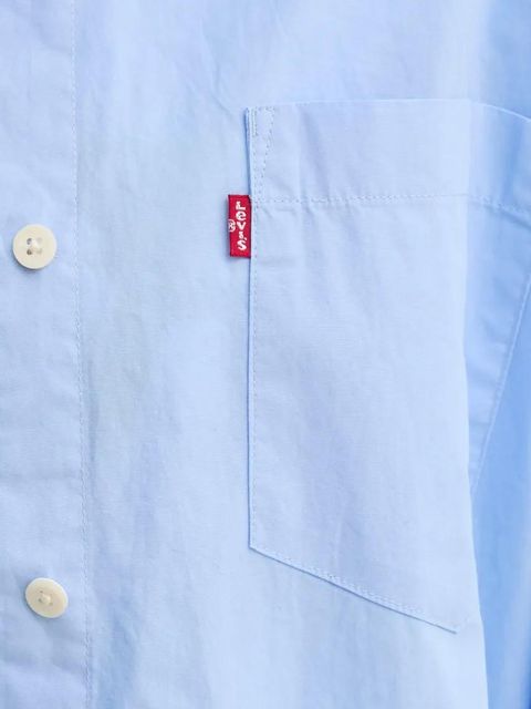 Levi's koszula bawełniana HARLIE NEW BF SHIRT damska kolor niebieski relaxed z kołnierzykiem klasycznym 001HM