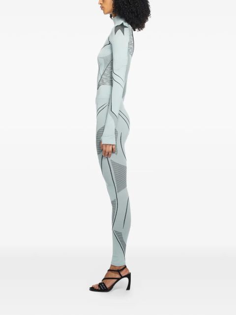 Off-White seamless race leggings - Blue