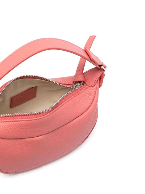 BY FAR pebbled-texture tote bag - Pink