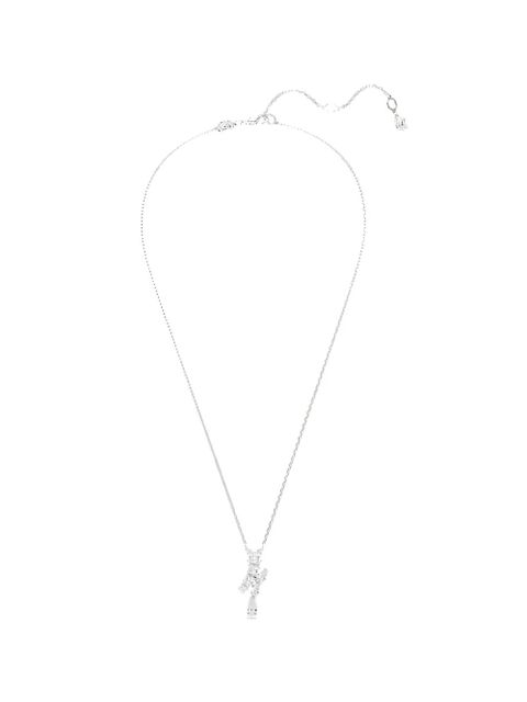 Swarovski Matrix square pear pendant necklace - Silver - zdjęcie produktu nr 1