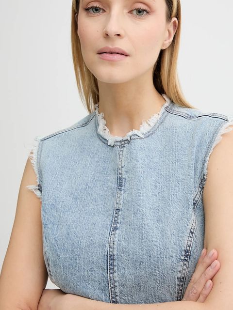 Gestuz sukienka kolor niebieski mini prosta 10910383 - zdjęcie produktu nr 2