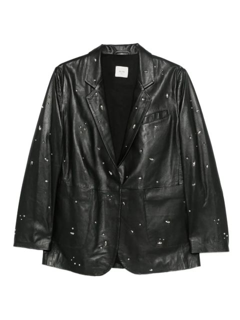 Alysi embellished leather jacket - Black - zdjęcie produktu nr 1