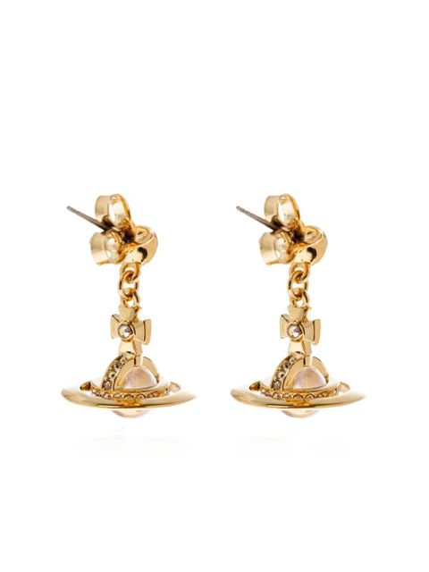 Vivienne Westwood Petite orb drop earrings - Gold