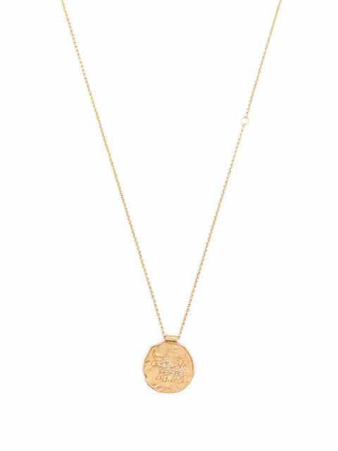 Maje Zodiac medal necklace - Gold - zdjęcie produktu nr 1