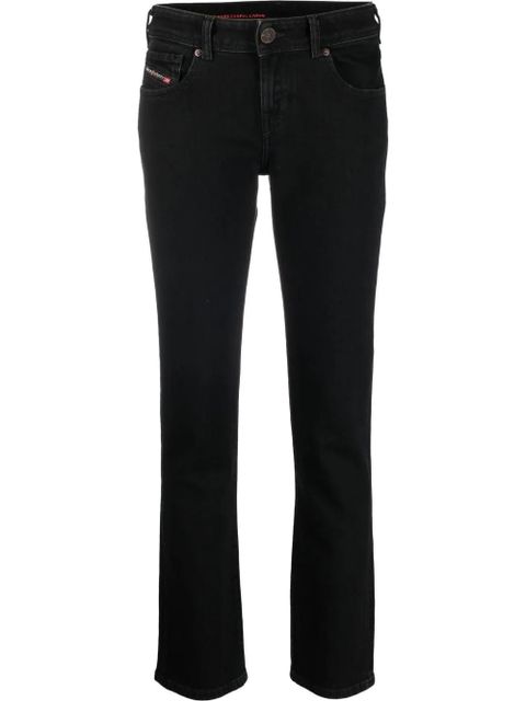 Diesel low-rise flared crop jeans - Black - zdjęcie produktu nr 1