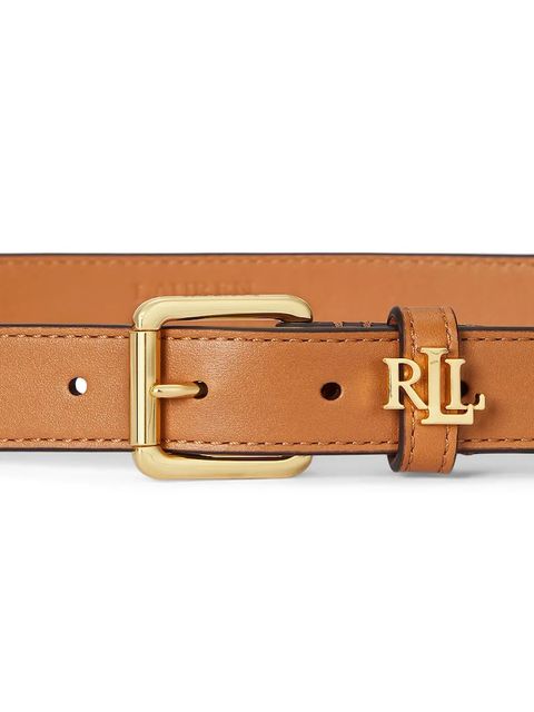 Lauren Ralph Lauren pasek skórzany damski kolor brązowy 412968763 - zdjęcie produktu nr 2