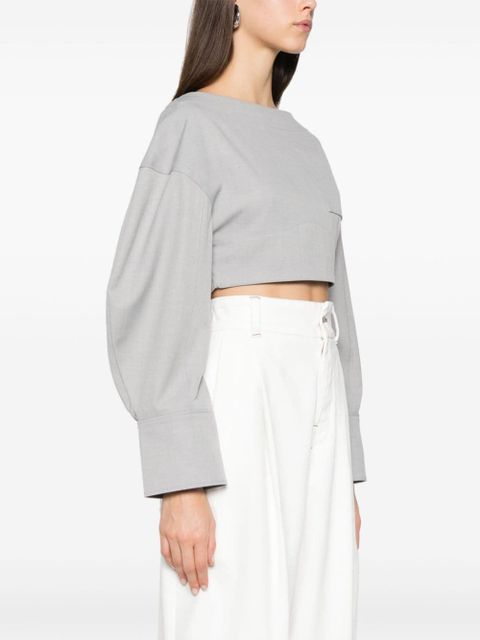 Jacquemus Le Haut Casaco top - Grey - zdjęcie produktu nr 2