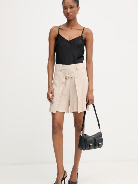 Simona Corsellini szorty eleganckie damskie z wiskozy - zdjęcie produktu nr 1