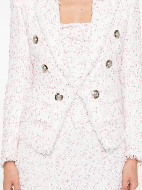 Balmain tweed jacket - White