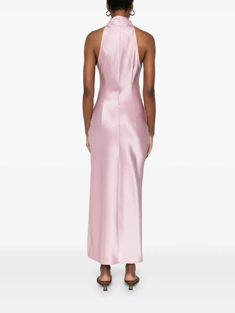 Nanushka cowl-neck midi dress - Pink