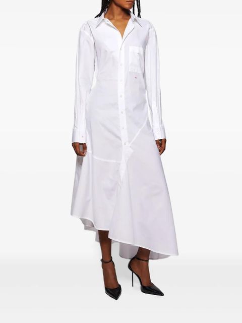 Victoria Beckham panelled asymmetrical shirt dress - White - zdjęcie produktu nr 2