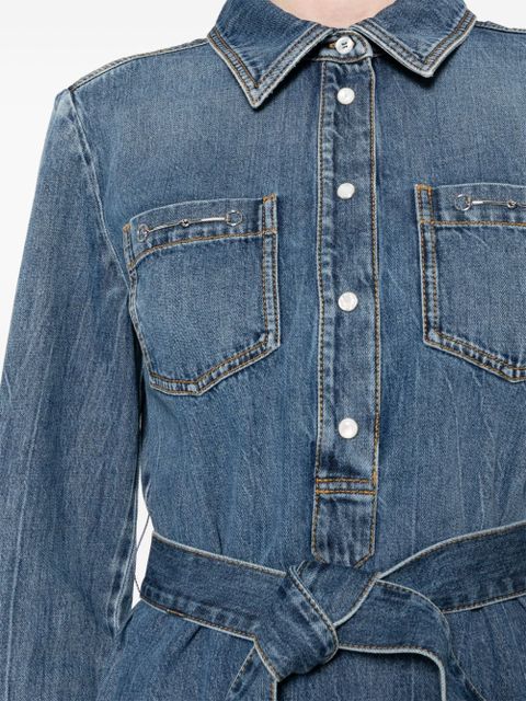 Gucci Horsebit-detail denim dress - Blue