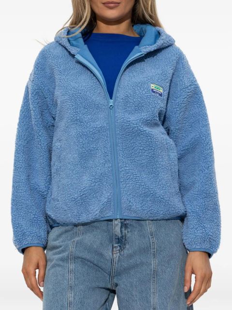 American Vintage Hoktown hooded teddy jacket - Blue - zdjęcie produktu nr 2
