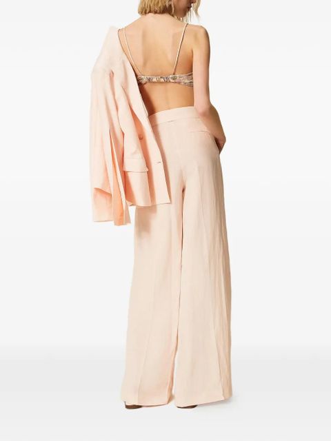 TWINSET wide-leg trousers - Pink