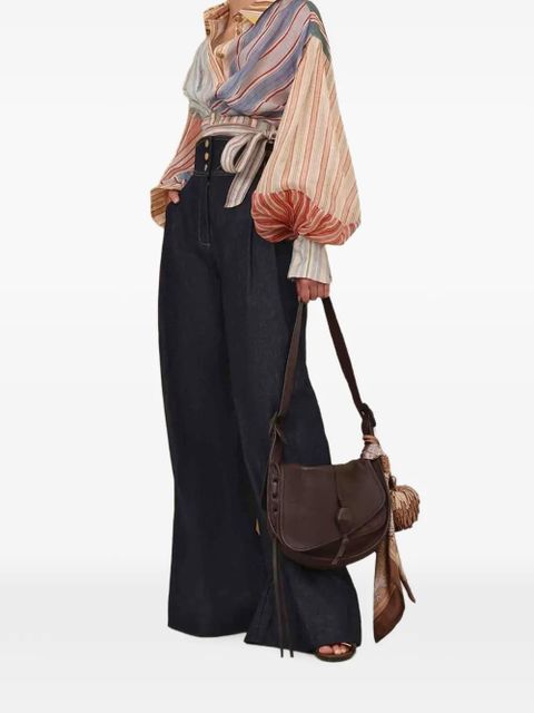 ZIMMERMANN Rebellion striped blouse - Blue