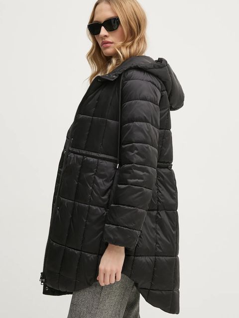 Sisley kurtka damska kolor czarny zimowa 2E3XLN052