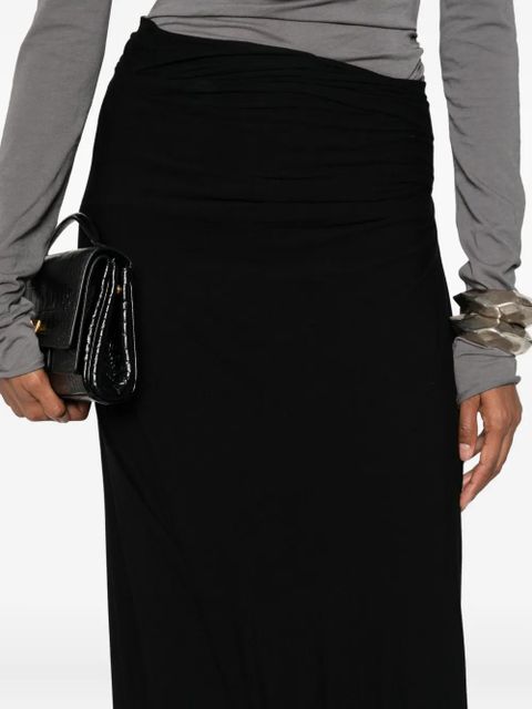 ENTIRE STUDIOS asymmetric maxi skirt - Black