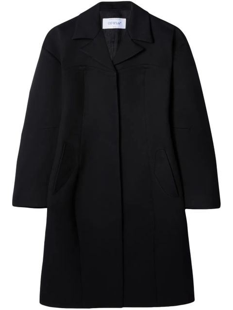 Off-White Round Techno Gab single-breasted coat - Black - zdjęcie produktu nr 1