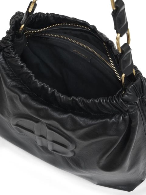 ANINE BING Kate leather shoulder bag - Black